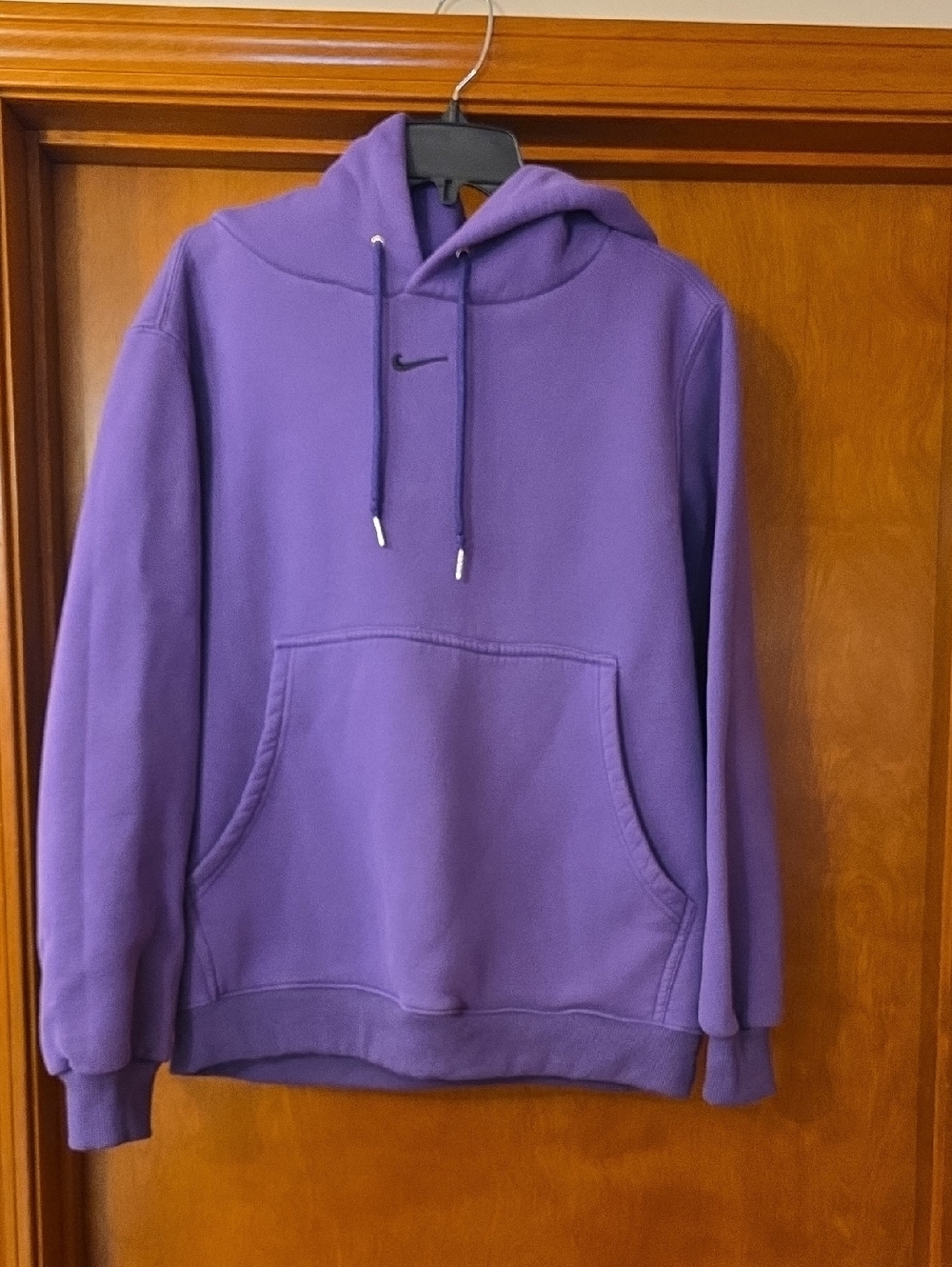 Nike Womens Purple Crewneck Hoodie Sweatshirt
